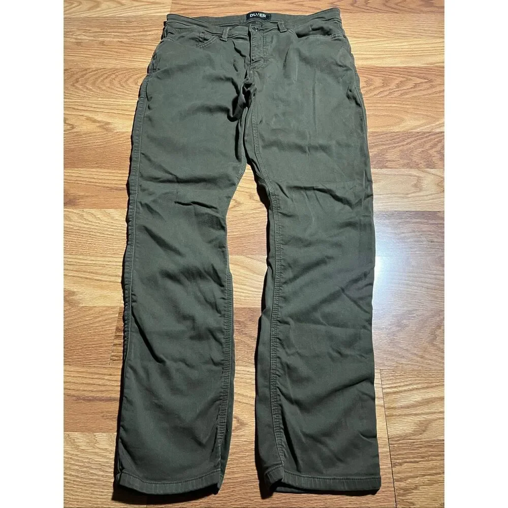 Du/er Men's N2X No Sweat Relaxed Taper Pants 36x32